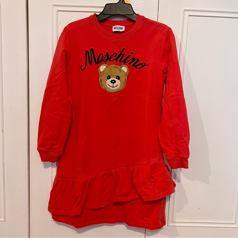 Moschino Vibrant Red Girl Dress